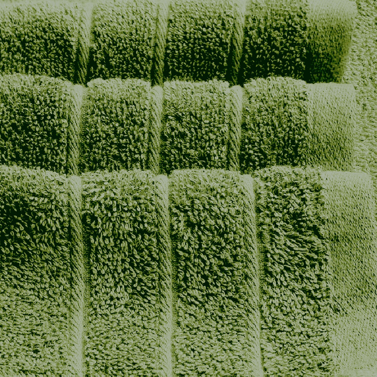 Tens Towels 8 Piece Towels Set, 2 Extra Large Bath Towels, 2 Hand Towels, 4 Washcloths (Green)