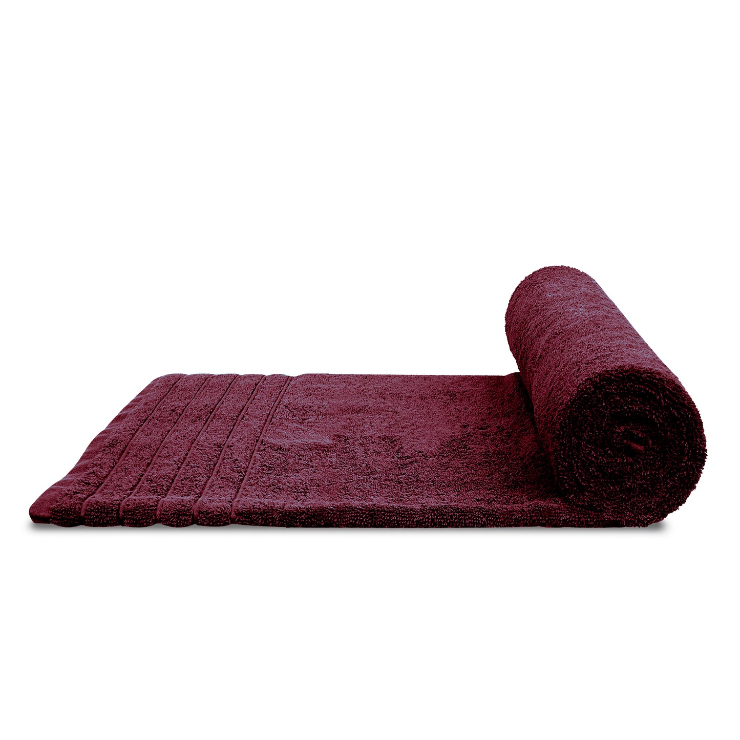 Tens Towels Large Bath Sheets, 100% Cotton, 35x70 inches Extra Large Bath Towel Sheets (Pack of 2, Burgundy)