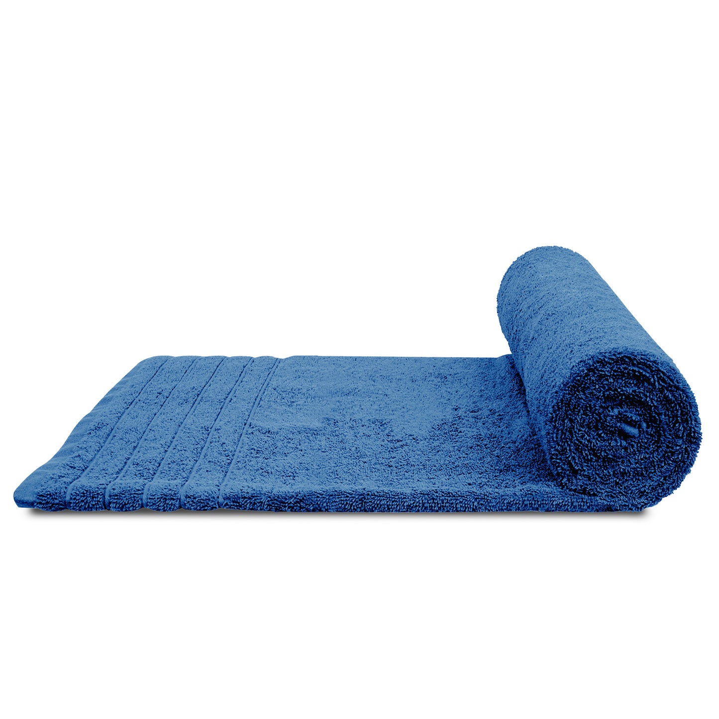Tens Towels Large Bath Sheets, 100% Cotton, 35x70 inches Extra Large Bath Towel Sheets (Pack of 2, Blue)