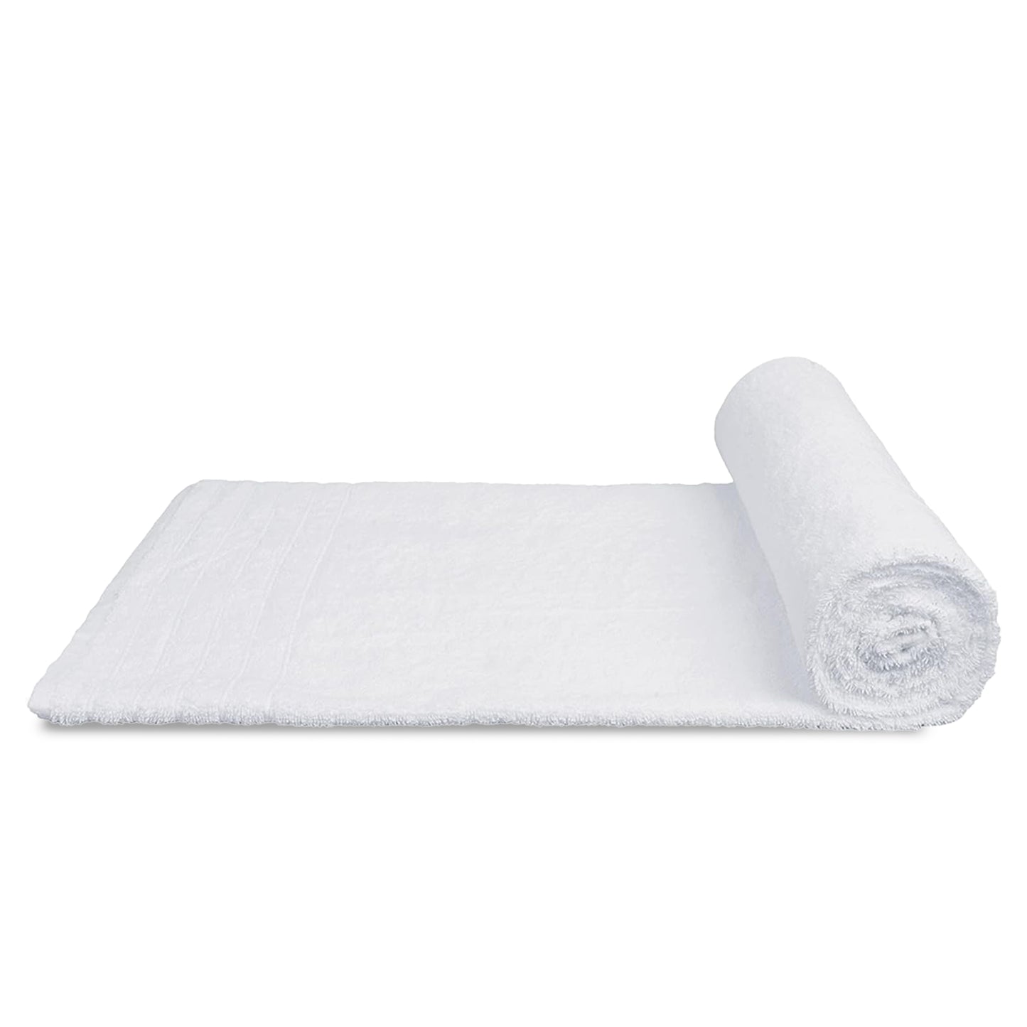 Tens Towels Large Bath Sheets, 100% Cotton, 35x70 inches Extra Large Bath Towel Sheets (Pack of 2, White)