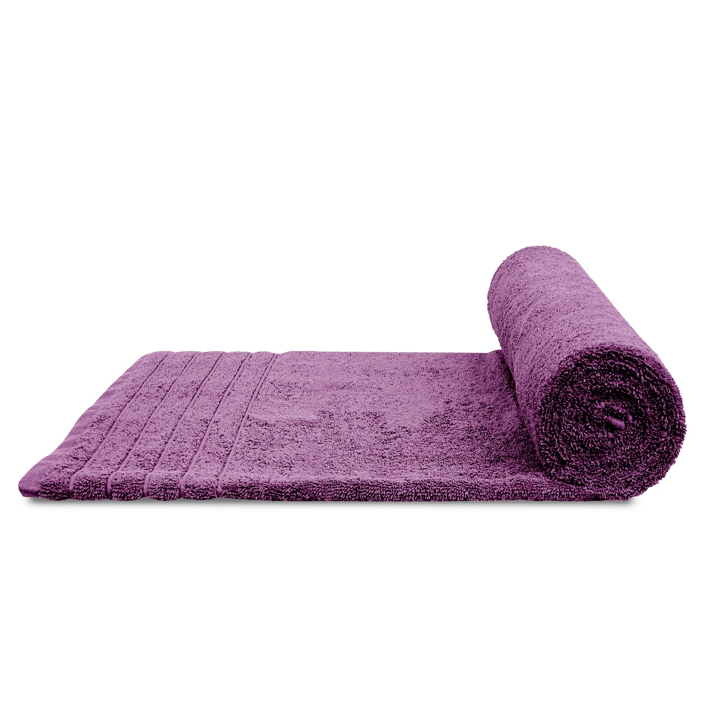 Tens Towels Large Bath Sheets, 100% Cotton, 35x70 inches Extra Large Bath Towel Sheets (Pack of 2, Purple)