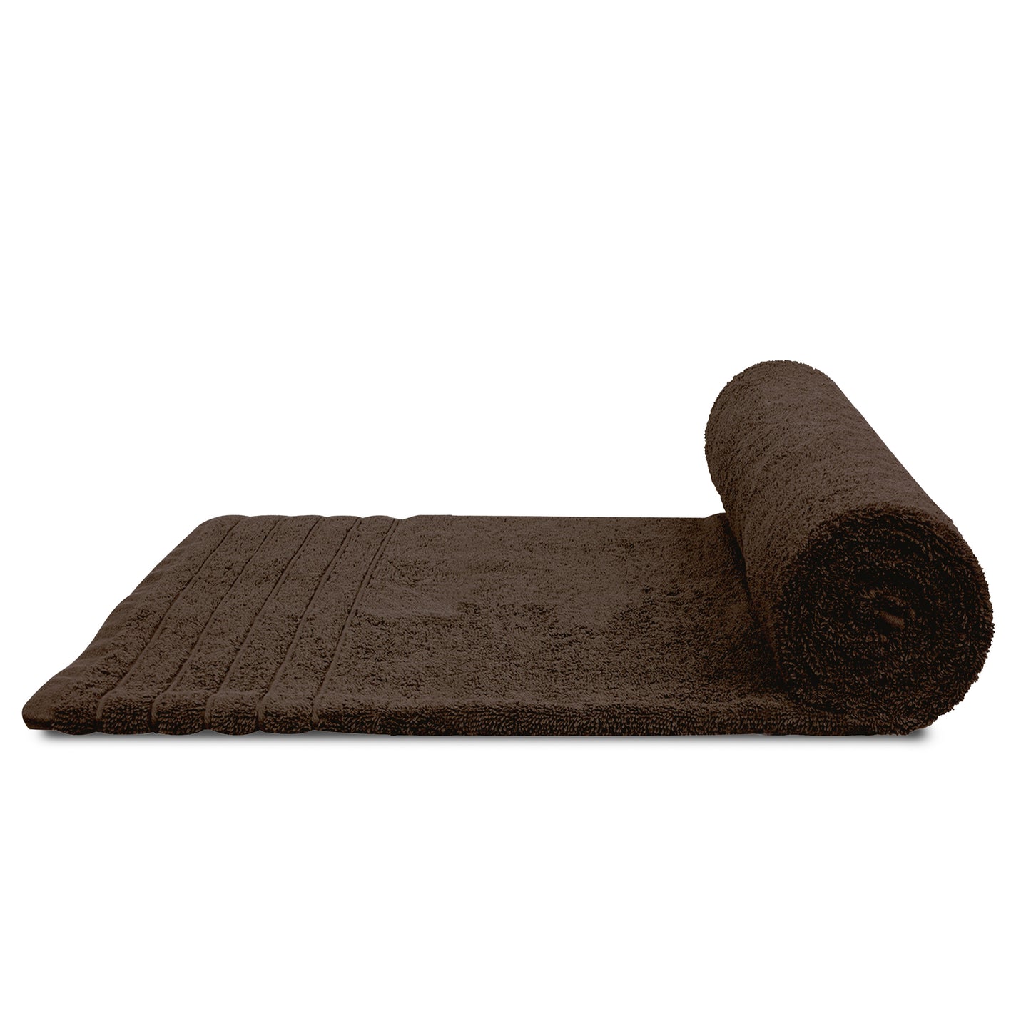 Tens Towels Large Bath Sheets, 100% Cotton, 35x70 inches Extra Large Bath Towel Sheets (Pack of 2, Brown)
