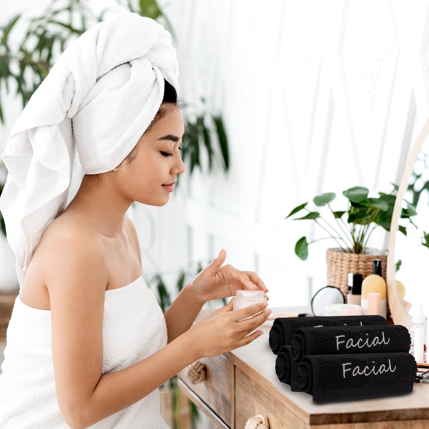 Tens Towels 6 PC Facial Makeup Removal & Cleansing Towels