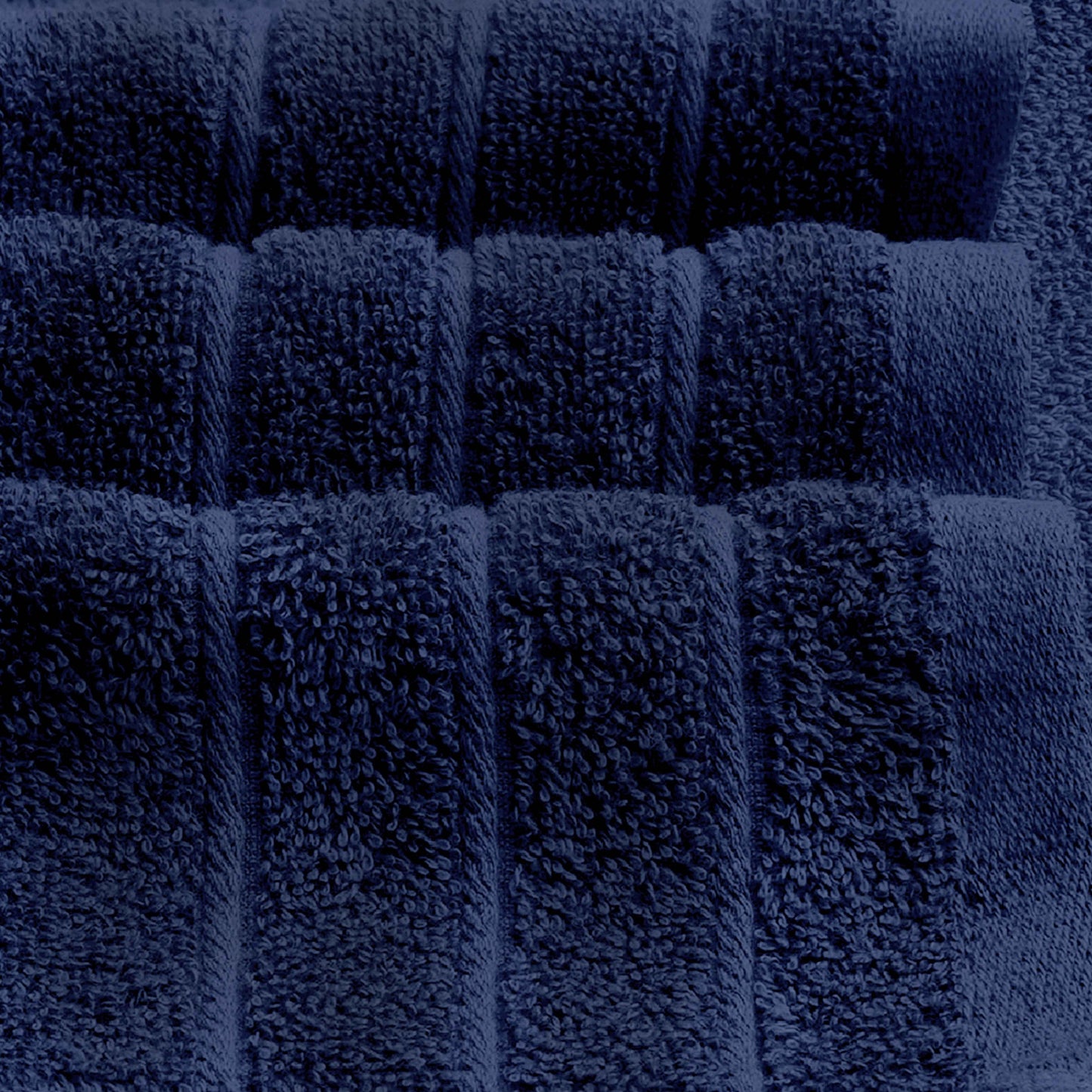 Tens Towels 8 Piece Towels Set, 2 Extra Large Bath Towels, 2 Hand Towels, 4 Washcloths (Navy)