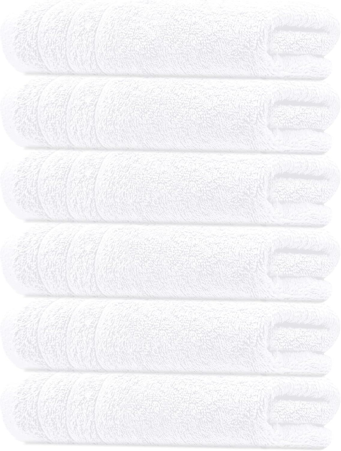 Tens Towels Hand Towels 16 x 27 in (White)