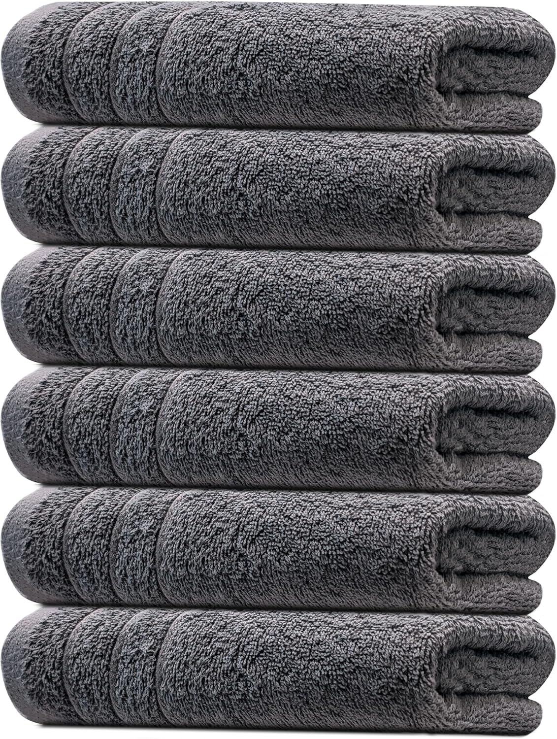 Tens Towels Hand Towels 16 x 27 in (Dark Grey)